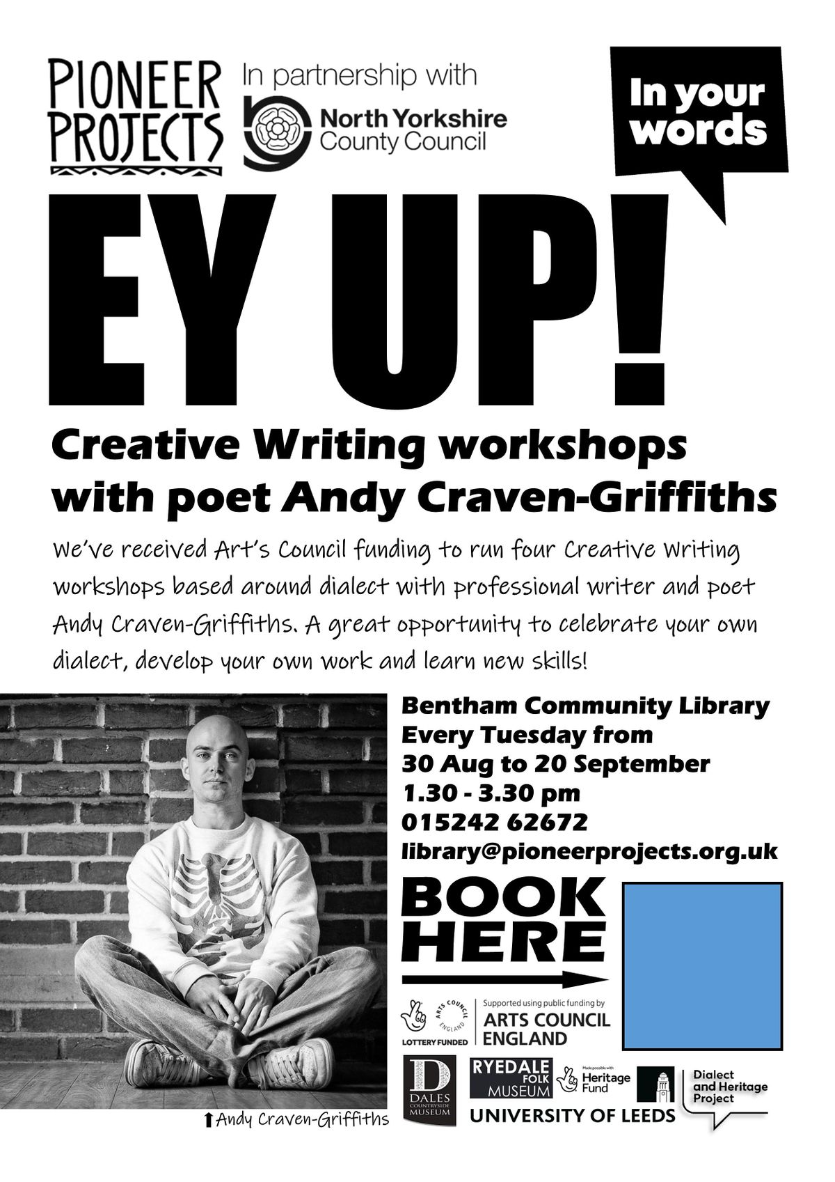 EY UP! Creative Writing Workshops