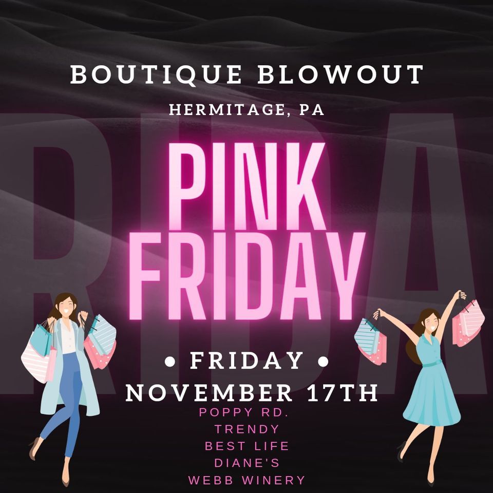 Pink Friday Hermitage Boutiques, Hermitage, PA, November 17 2023