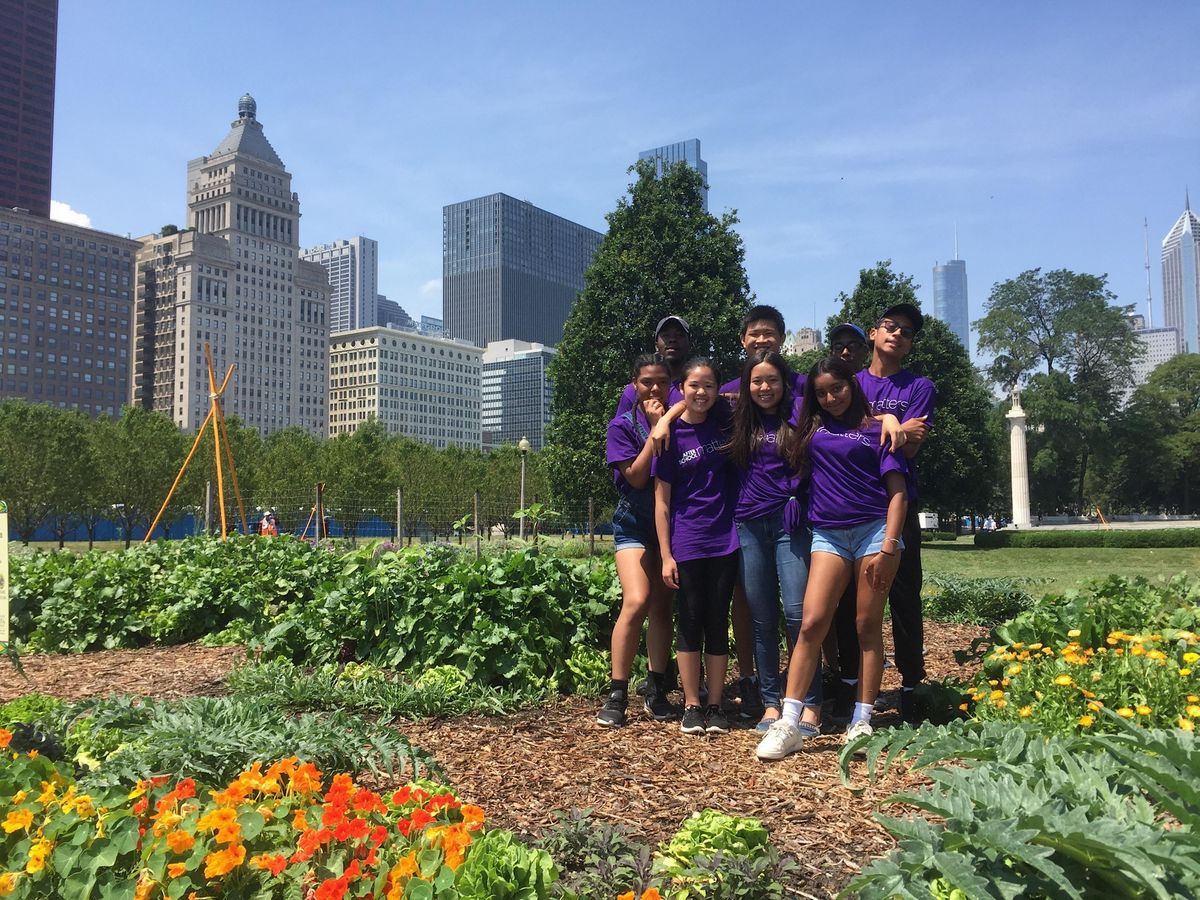 Youth Led Farm Tour Grant Park, Art on the Farm, Urban Growers