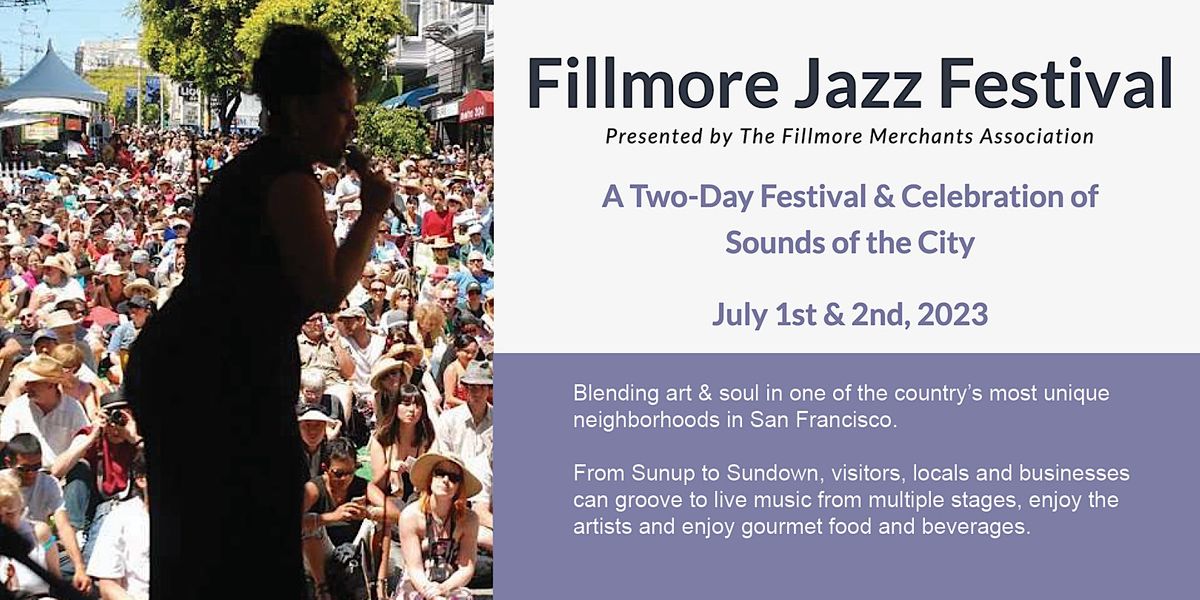 Fillmore Jazz Festival 2025, Fillmore Street, San Francisco, 1 July to