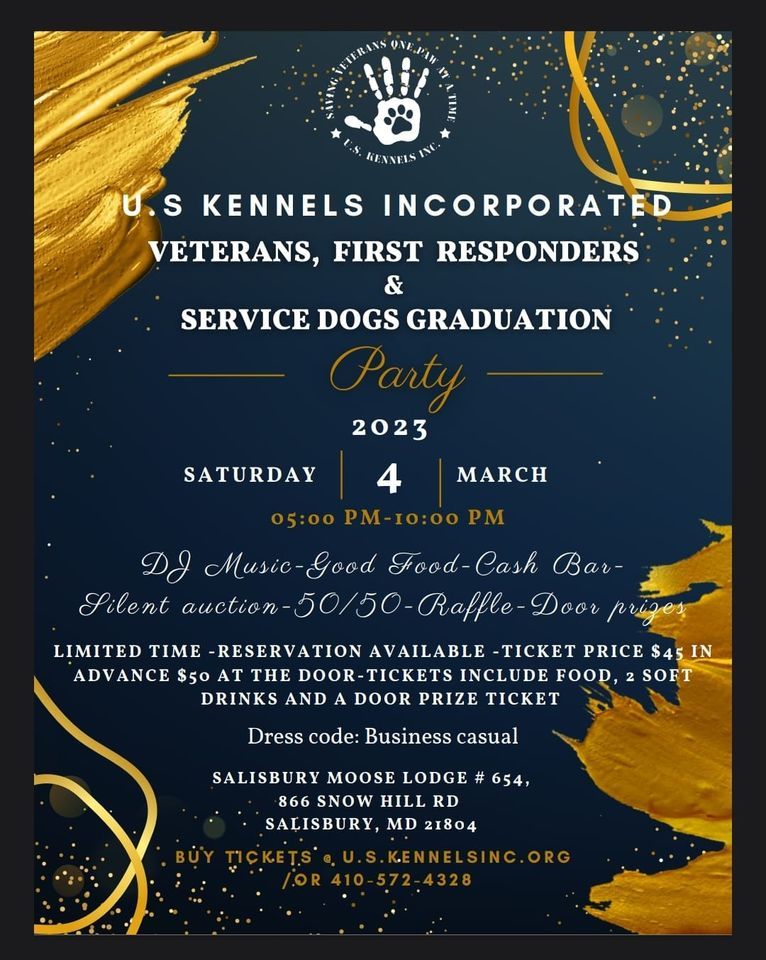 U.S. Kennels Inc. Presents Veterans, First Responders & Service Dogs