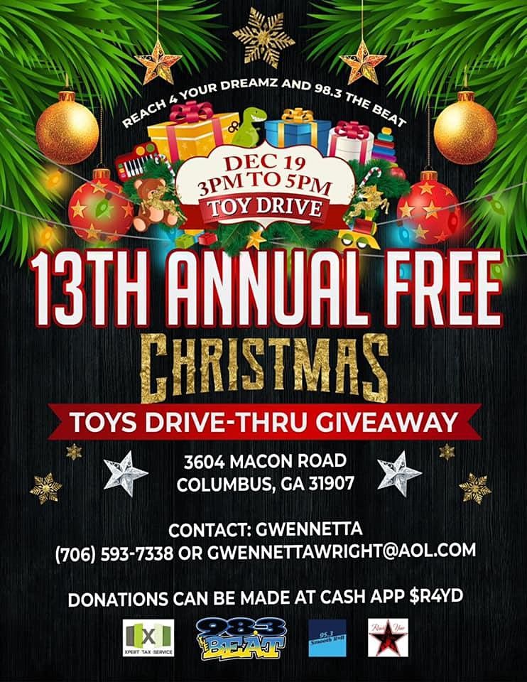 Free Toys Giveaway For Christmas 2021 Free Christmas Toys Drive Thru Giveaway 3604 Macon Rd Columbus December 19 2021 Allevents In Free Toys Giveaway For Christmas 2021 Free Christmas Toys Drive Thru Giveaway 3604 Macon Rd Columbus December 19 2021 Allevents In