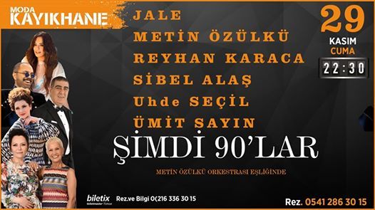 simdi 90lar moda kayikhane istanbul november 29 to november 30 allevents in