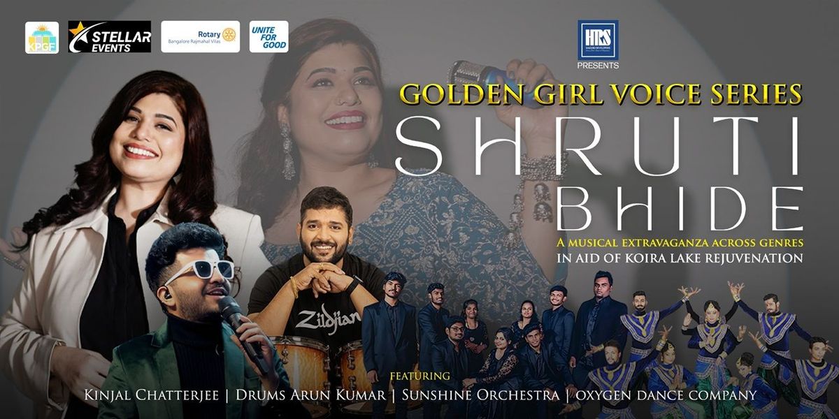 SHRUTI BHIDE - GOLDEN GIRL VOICE SERIES, 14 September | Event in Bangalore | AllEvents