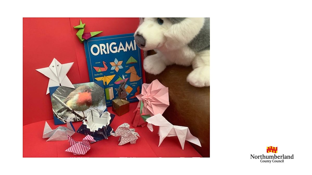 Cramlington Library Marvellous Makers Origami Session for children