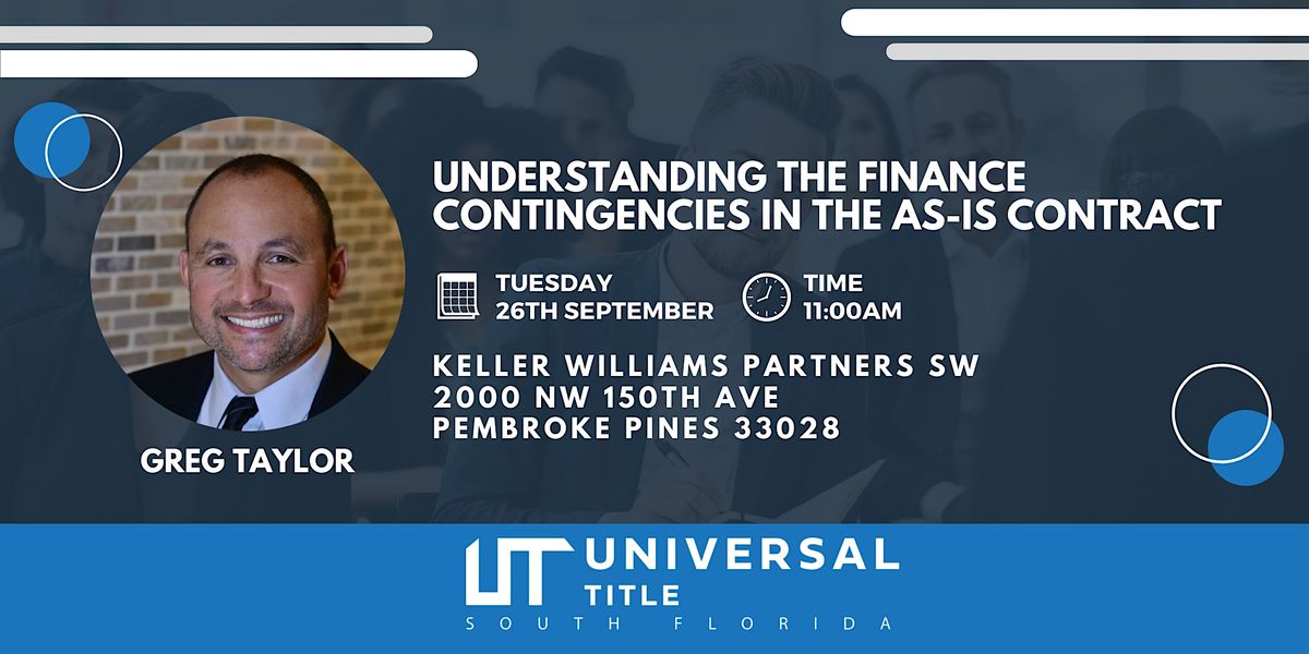 Understanding the Finance Contingencies in the ASIs Contract, Keller