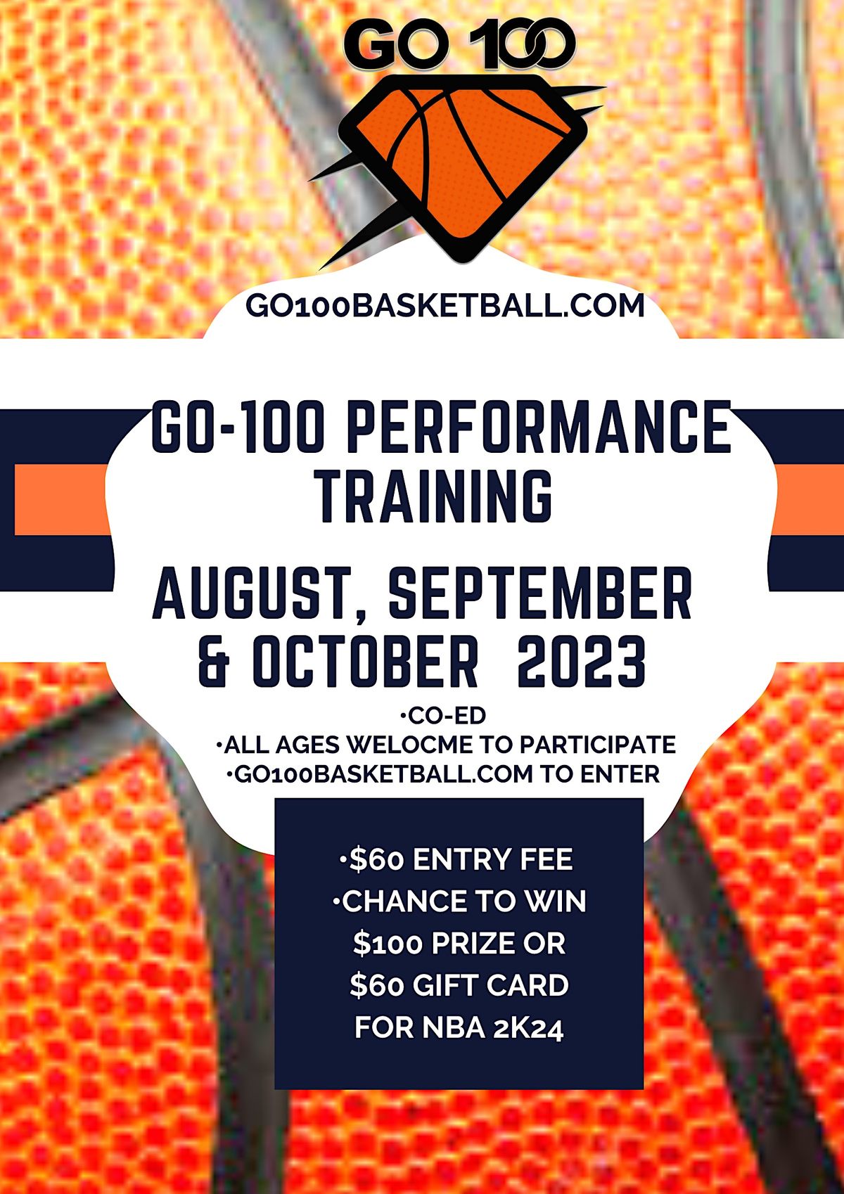 Go100 Basketball Performance Training, Oklahoma City, October 5 2023