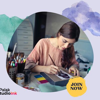 Free Online Painting Classes For Adults - Cromwell, Palak StudioInk