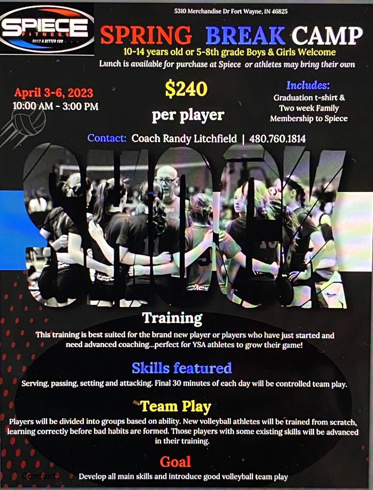 Spiece Volleyball Training Spring Break Camp 2023 5310 Merchandise spiece-volleyball-training-spring-break-camp-2023-5310-merchandise