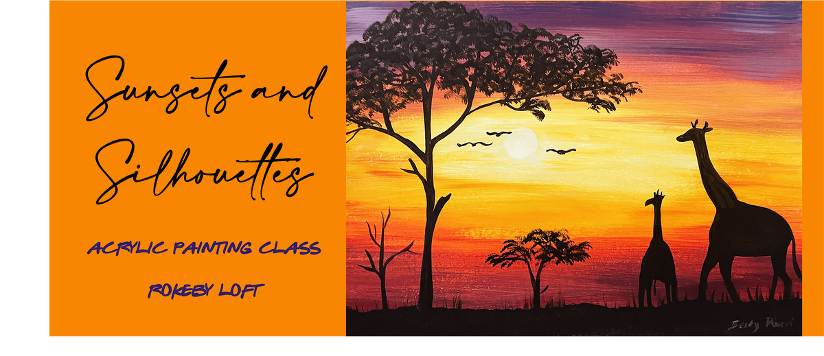 Sunsets & Silhouettes: Paint & Sip, 95 Rokeby Rd, Subiaco, 28 August Sunsets & Silhouettes: Paint & Sip, 95 Rokeby Rd, Subiaco, 28 August