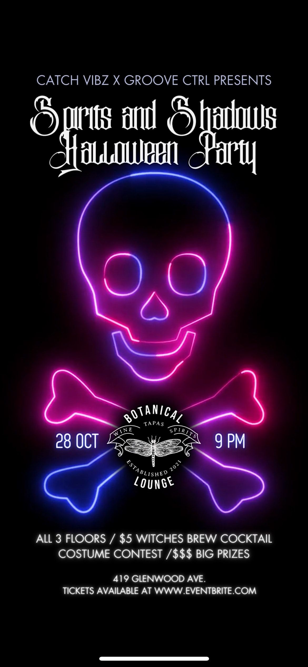 The Spirits &Shadows Halloween Party, 419 Glenwood Ave, Raleigh, 28