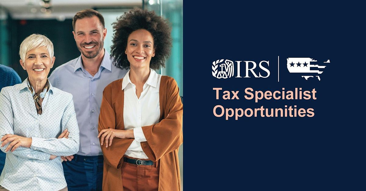IRS Recruitment Event for the Tax Specialist positionsCharlotte NC