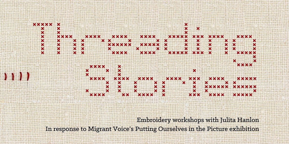 Threading Stories embroidery Kelvingrove Art Gallery and