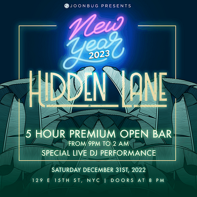 Nyc newyearseveblog Hidden Lane New Years Eve Party 2023, Hidden Lane, New York, December 31 to January 1 | AllEvents.in