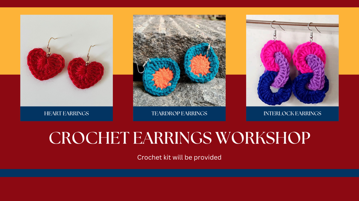 Crochet Earrings Workshop, 1 December | Event in Ahmedabad | AllEvents