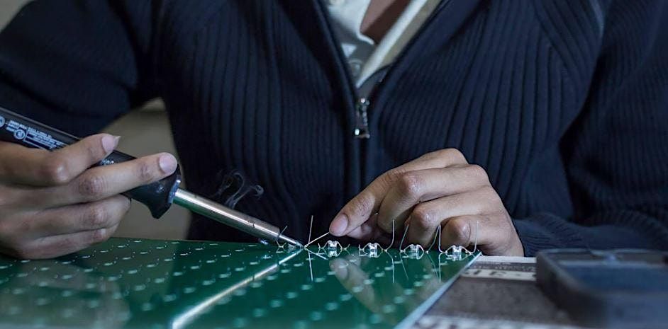 Intro to Soldering Workshop: Make an LED Tile, NYC Resistor, Brooklyn ...