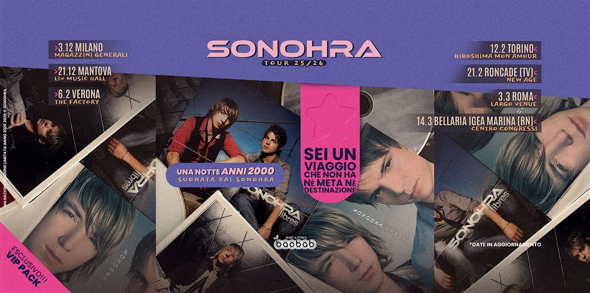 Sonohra, 14 March | Event in Bellaria-Igea Marina | AllEvents