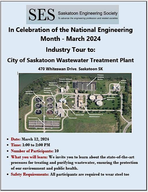 Saskatoon Engineering Month Industry Tour City of Saskatoon