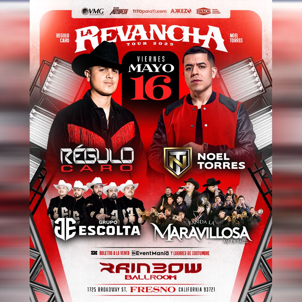 Regulo Caro & Noel Torres: La Revancha, 14 November | Event in Anaheim | AllEvents