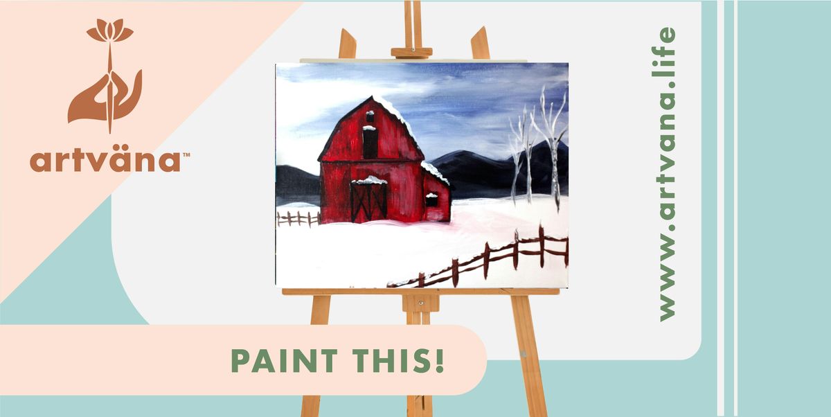 Artvana Winter Paint & Sip art class at Top Rung Brewing Lacey January 2026, 27 January | Event in Lacey