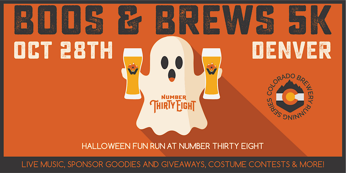 Boos & Brews Halloween 5k Number 38 2023 CO Brewery Running Series