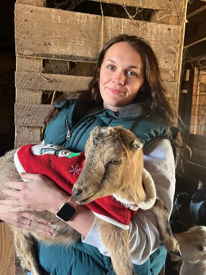 Baby Goats in Christmas Sweaters + Tree Sale, Hickory Creek Farm, High