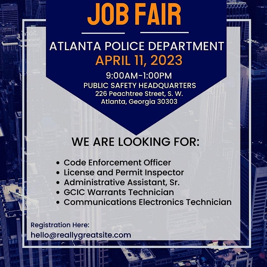 Atlanta Police Department Job Fair, Atlanta Public Safety Headquarters