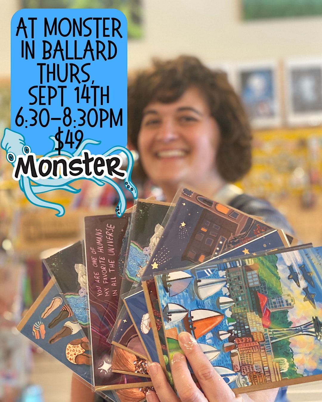 The Complete Beginners Guide to Selling Your Greeting Cards, Monster