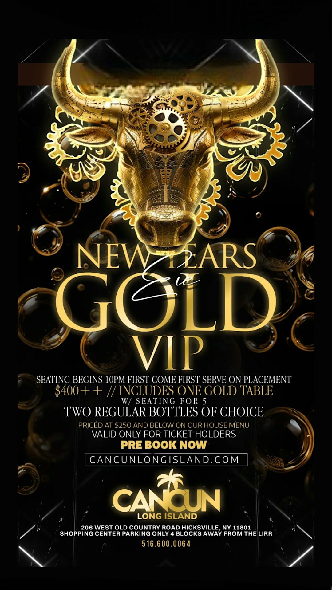 New Year’s Eve @ Cancun Long Island Open Bar W/ after party!, 31 December | Event in Hicksville | AllEvents