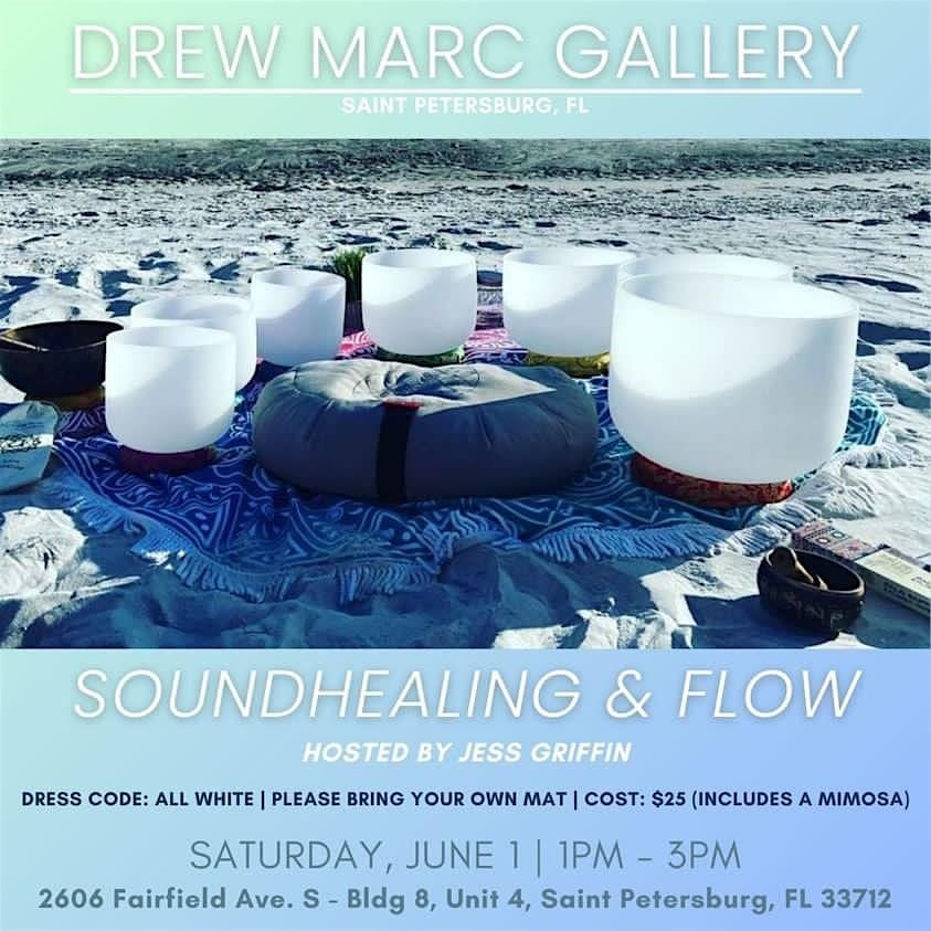 Sound Healing Session at the Drew Marc Gallery St. Petersburg, Drew