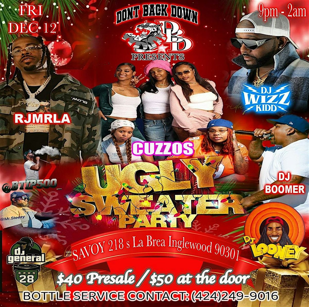 UGLY SWEATER PARTY, 12 December | Event in Inglewood | AllEvents
