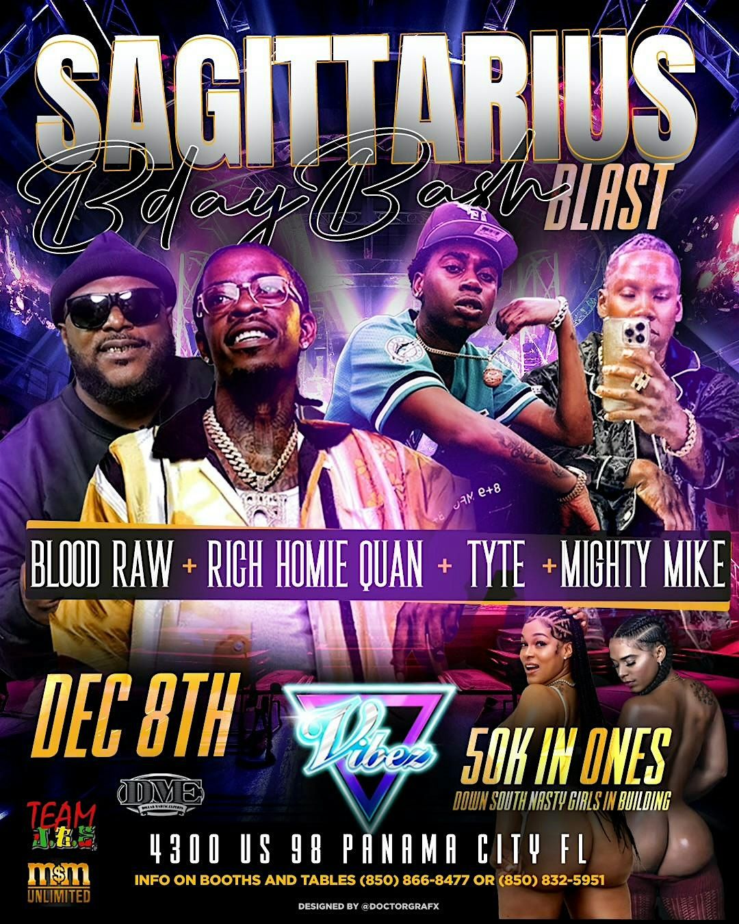 RICH HOMIE QUAN & FRIENDS LIVE VIBEZ FRIDAY 12/8, Vibez, Panama City