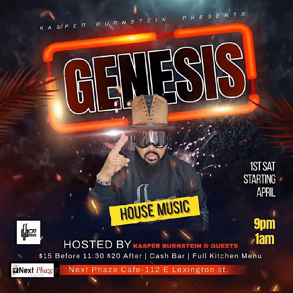 Genesis House Music hosted by Kasper Burnstein & Guests | Event in Baltimore | AllEvents