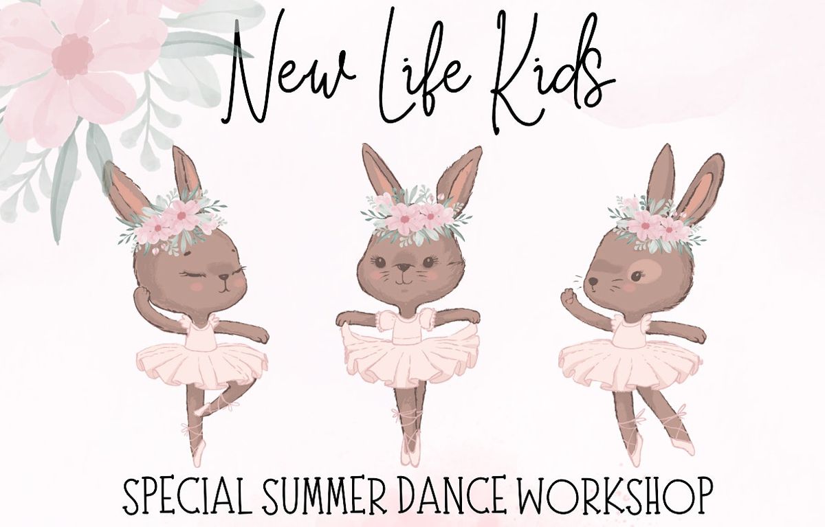 Ages 24 Summer Childrens Dance Session One, New Life Church, Peshtigo