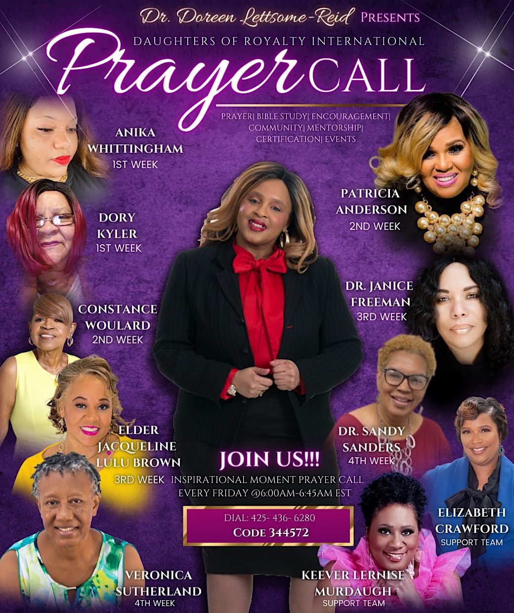 Daughters of Royalty Inspirational Moment PRAYER CALL | Online Event | AllEvents.in