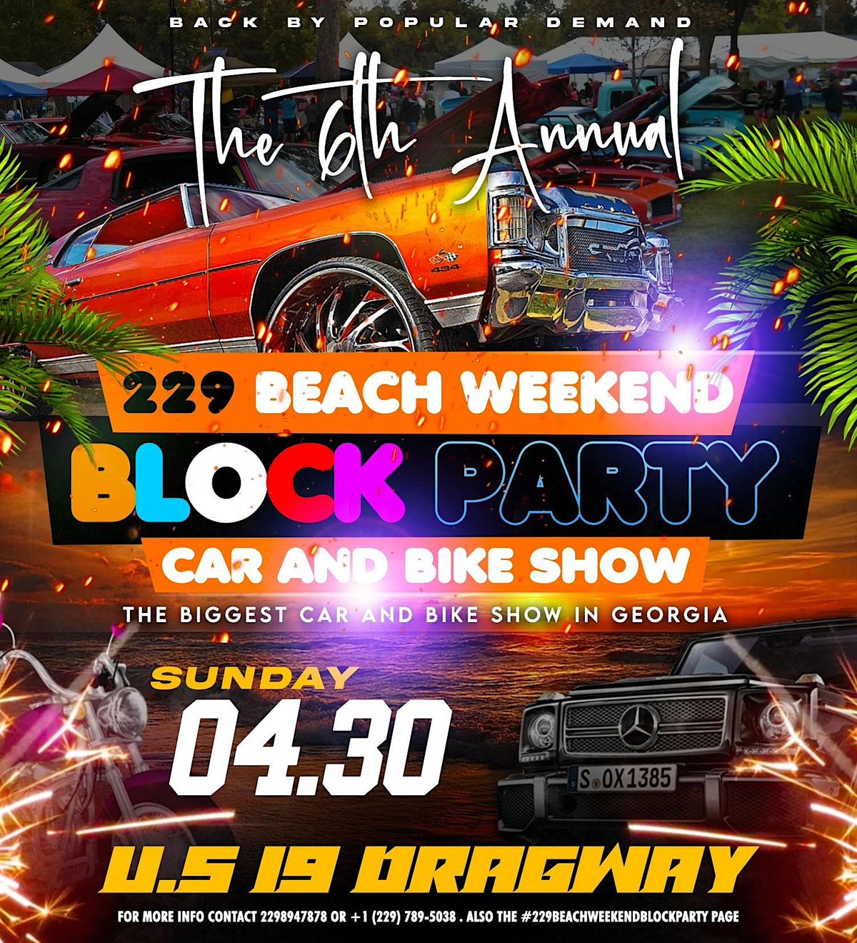 229 BeachWeekend Block Party Car Bike Show 1304 Williamsburg Rd 