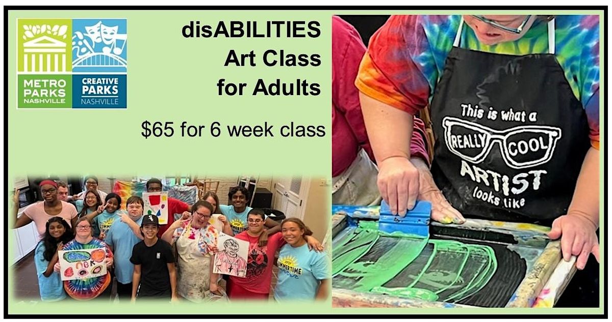 disABILITIES Art Class for Adults, Metro Parks Centennial Art Center