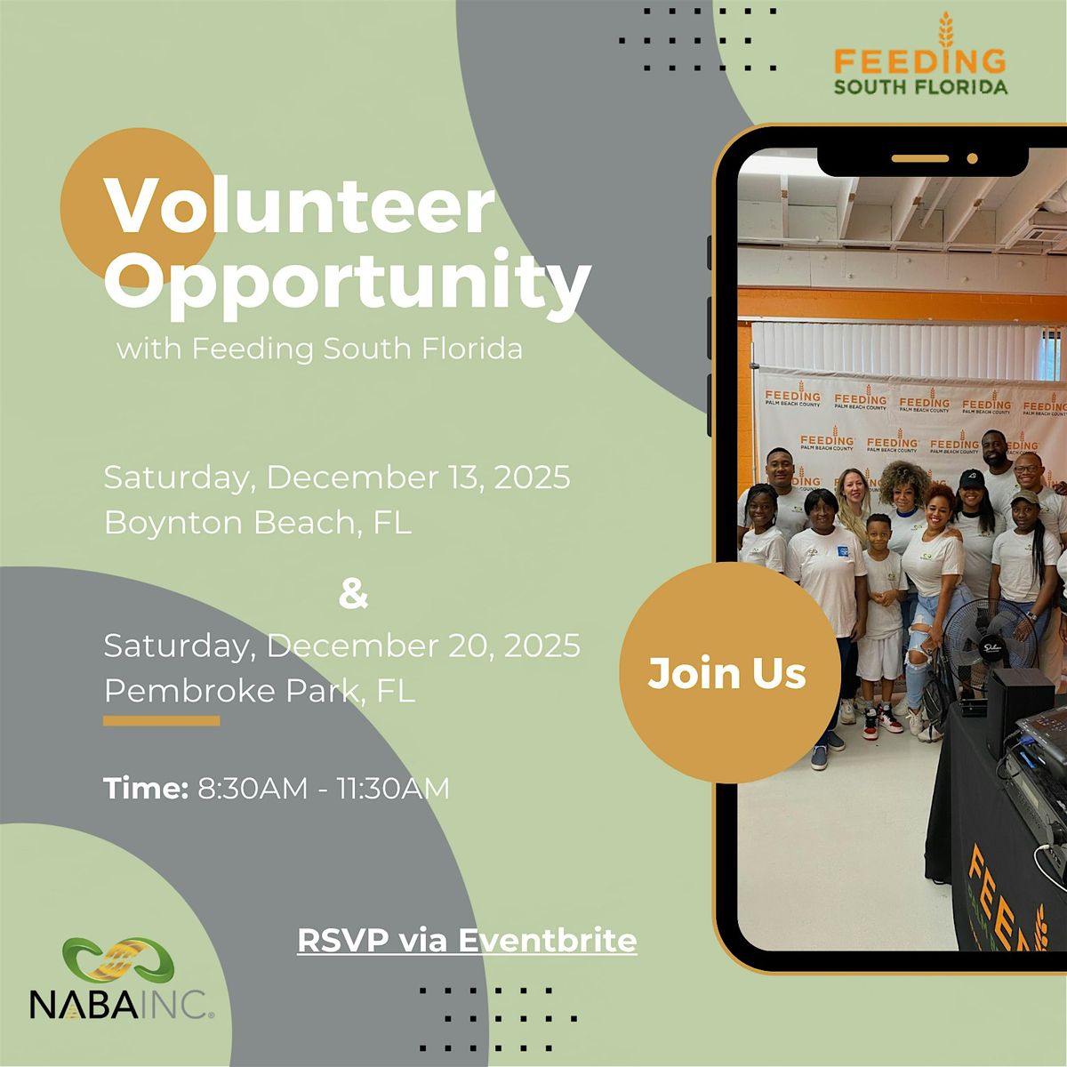 Feeding South Florida Volunteer Event (Pembroke Park), 20 December | Event in Pembroke Park | AllEvents
