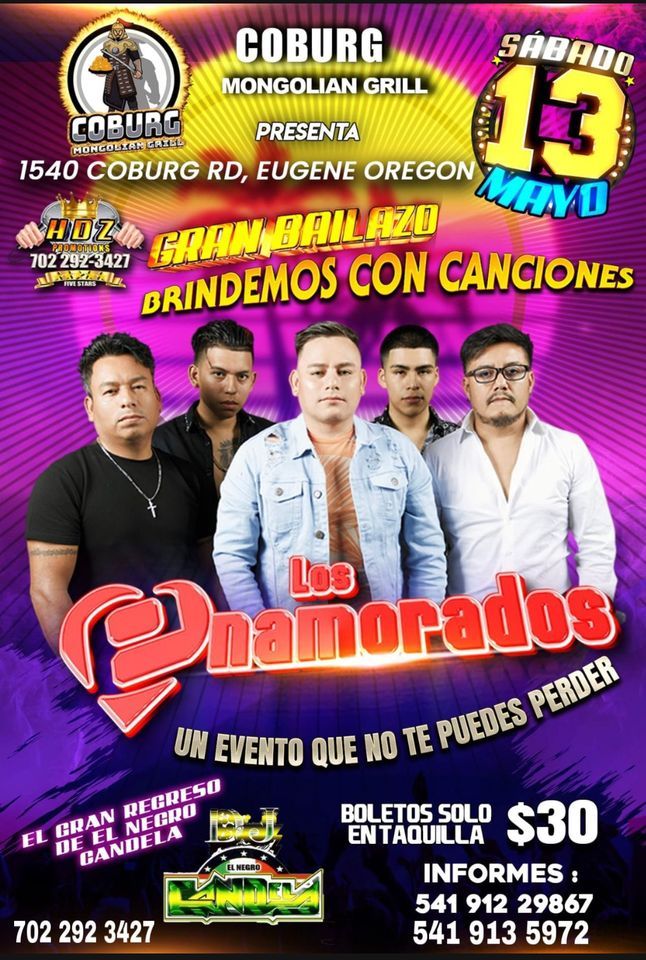Los Enamorados Dj Negro Candela Coburg Mongolian Grill 13 May 2023 los-enamorados-dj-negro-candela-coburg-mongolian-grill-13-may-2023