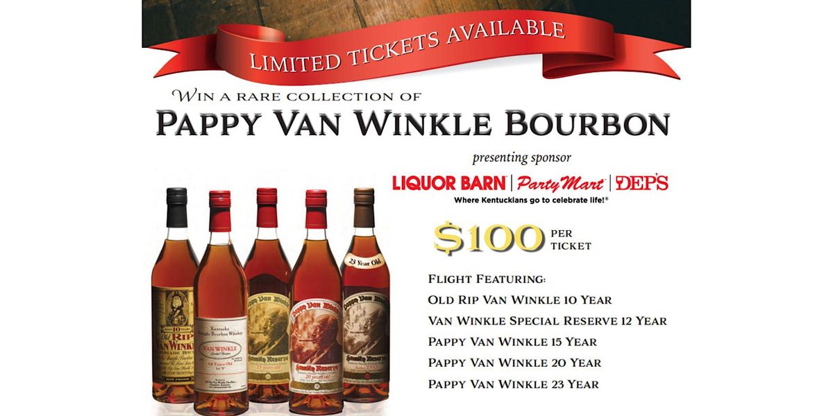 RAFFLE DRAWING For A Rare Flight Of Pappy Van Winkle 424 Lewis Hargett 