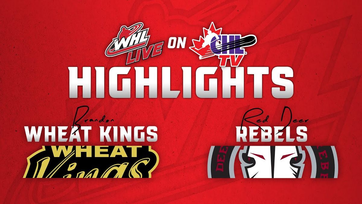 Brandon Wheat Kings vs. Red Deer Rebels, 10 November | Event in Brandon | AllEvents