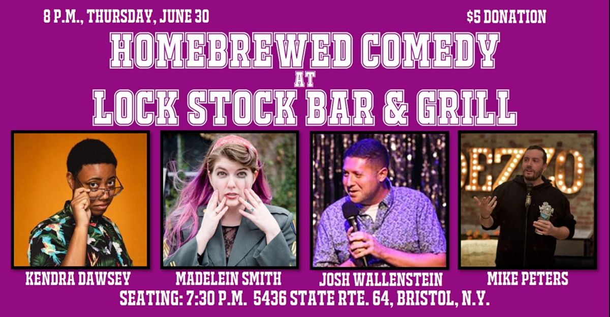 Homebrewed Comedy at Lock Stop Bar & Grill, Lock Stock Bar & Grill