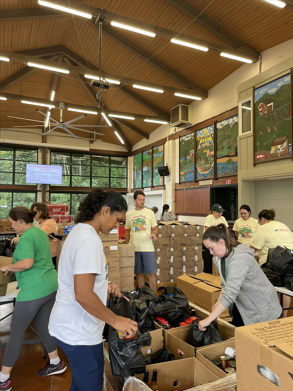 Kahuku March 21 Ohana Foodbank Distribution, Kahuku Village Association