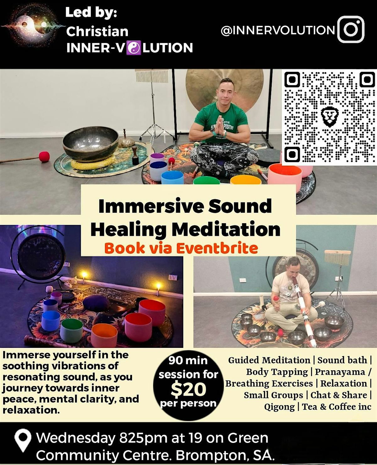 WEEKLY SOUND IMMERSION -  Wellness Wednesday! Meditation, breathwork, HEAL | Event in Brompton | AllEvents