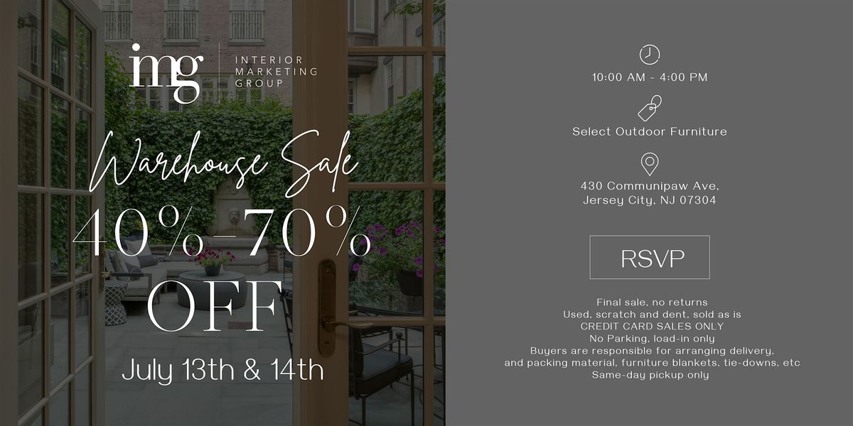 Outdoor Furniture Warehouse Sale 4070 Off!, 430 Communipaw Ave