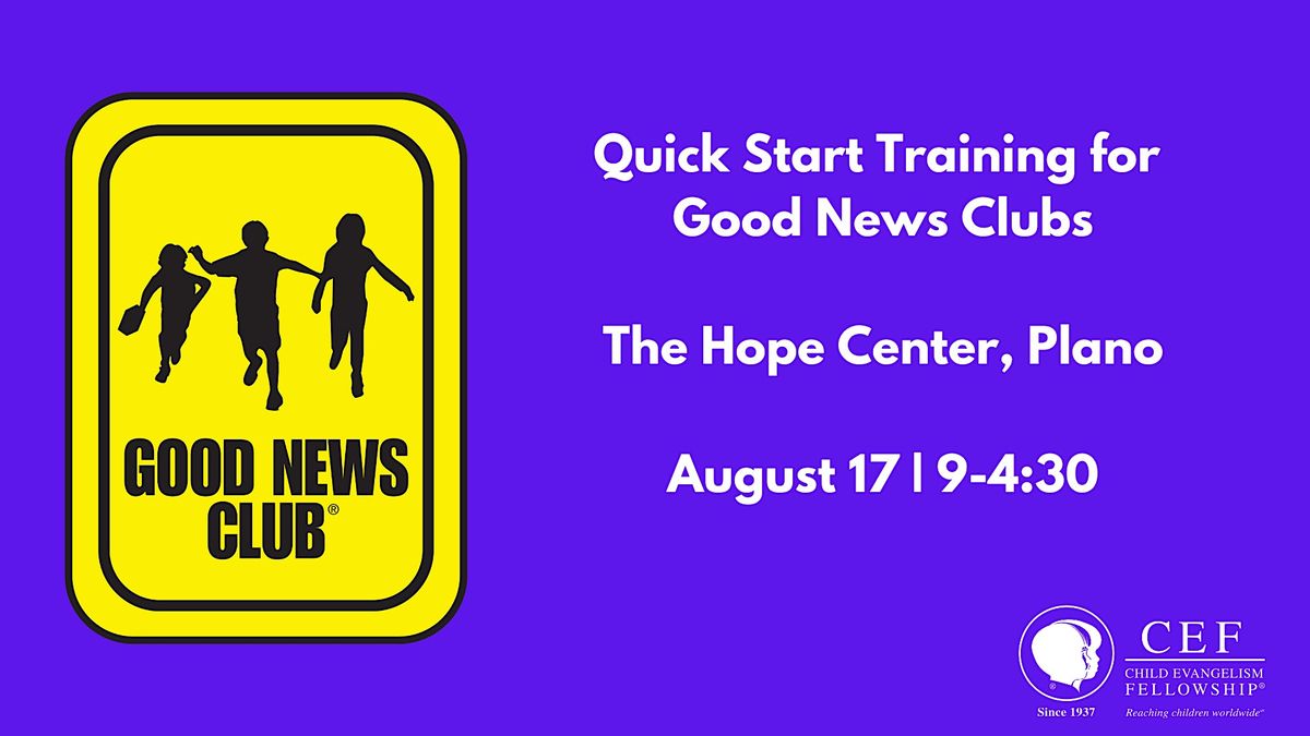 Cef Good News Club Logo