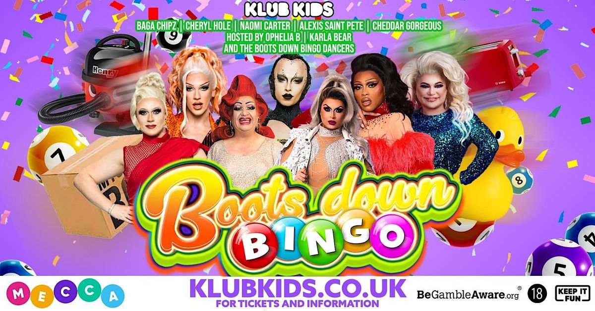 WREXHAM BOOTS DOWN BINGO is back !! (ages 18+ MECCA BINGO), Mecca