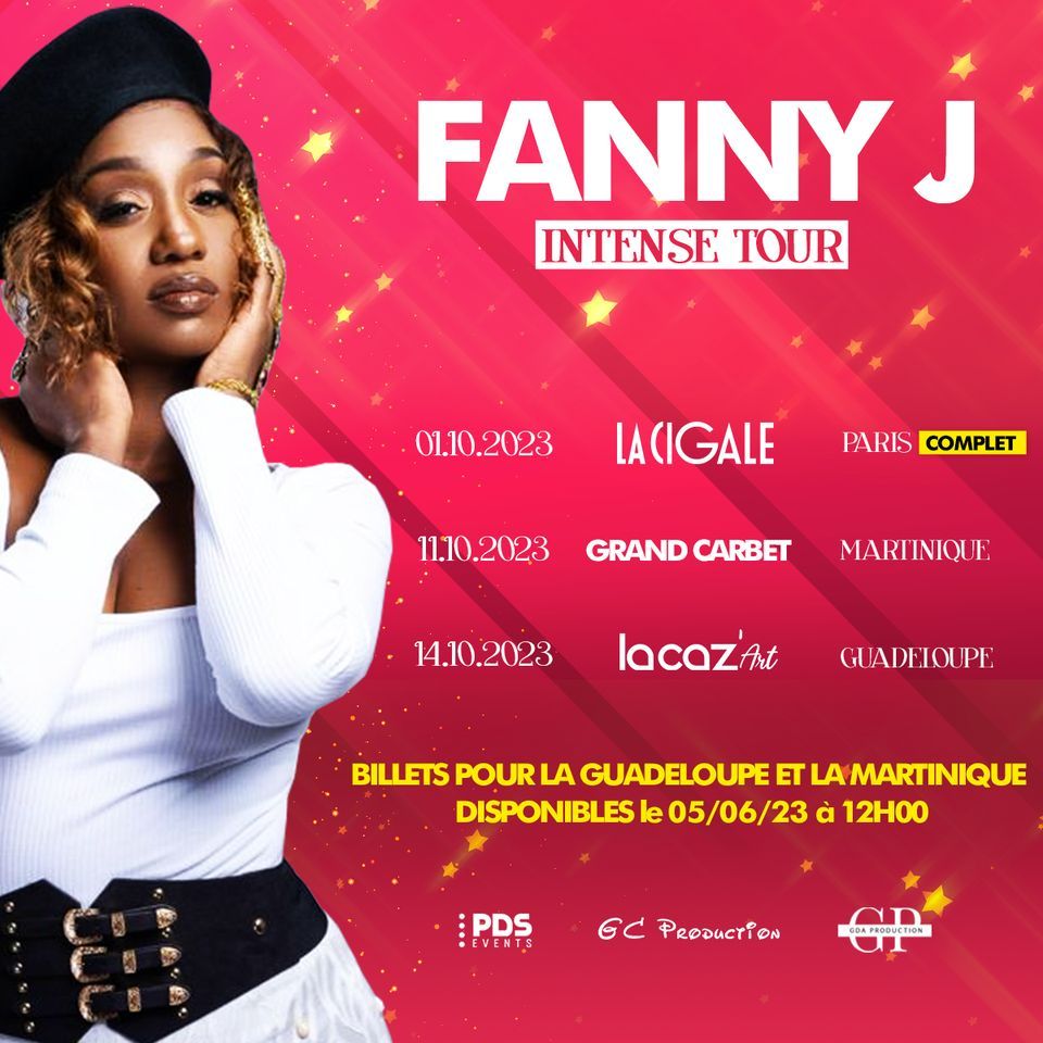 Fanny J en concert live en Martinique, Grand Carbet du Parc Floral
