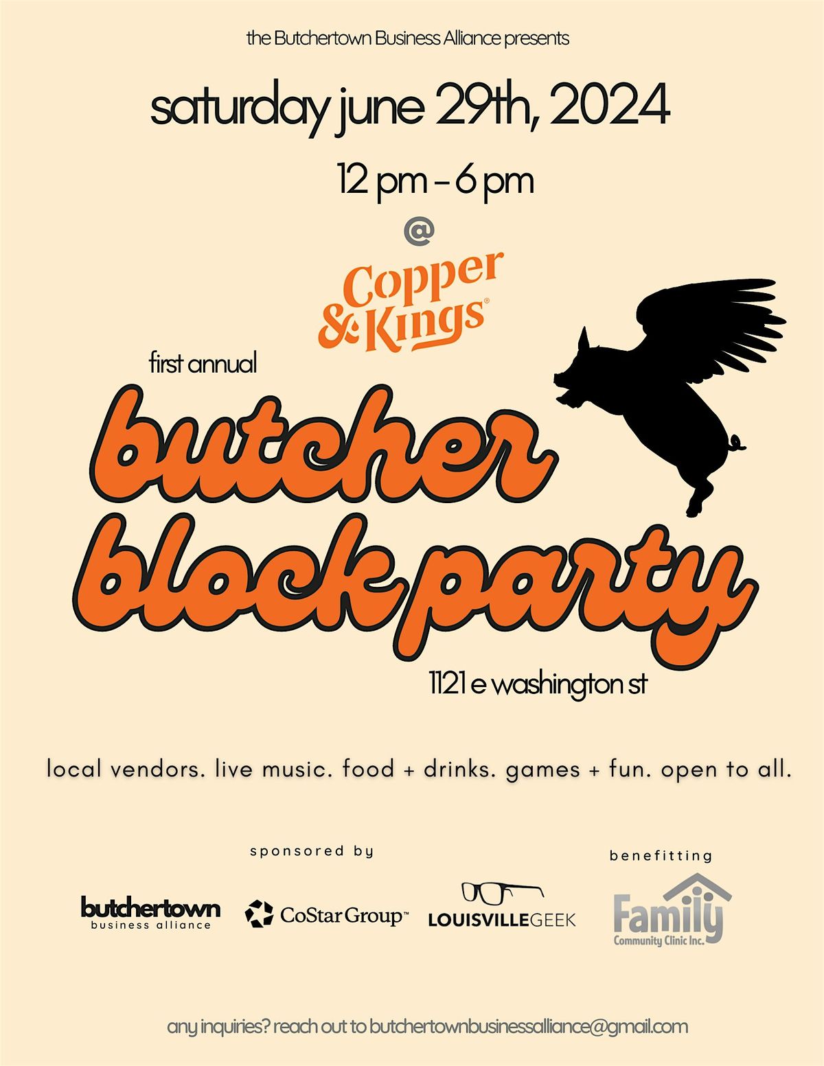 Butcher Block Party Copper and Kings, Copper & Kings, Louisville, 29 June 2024 AllEvents.in