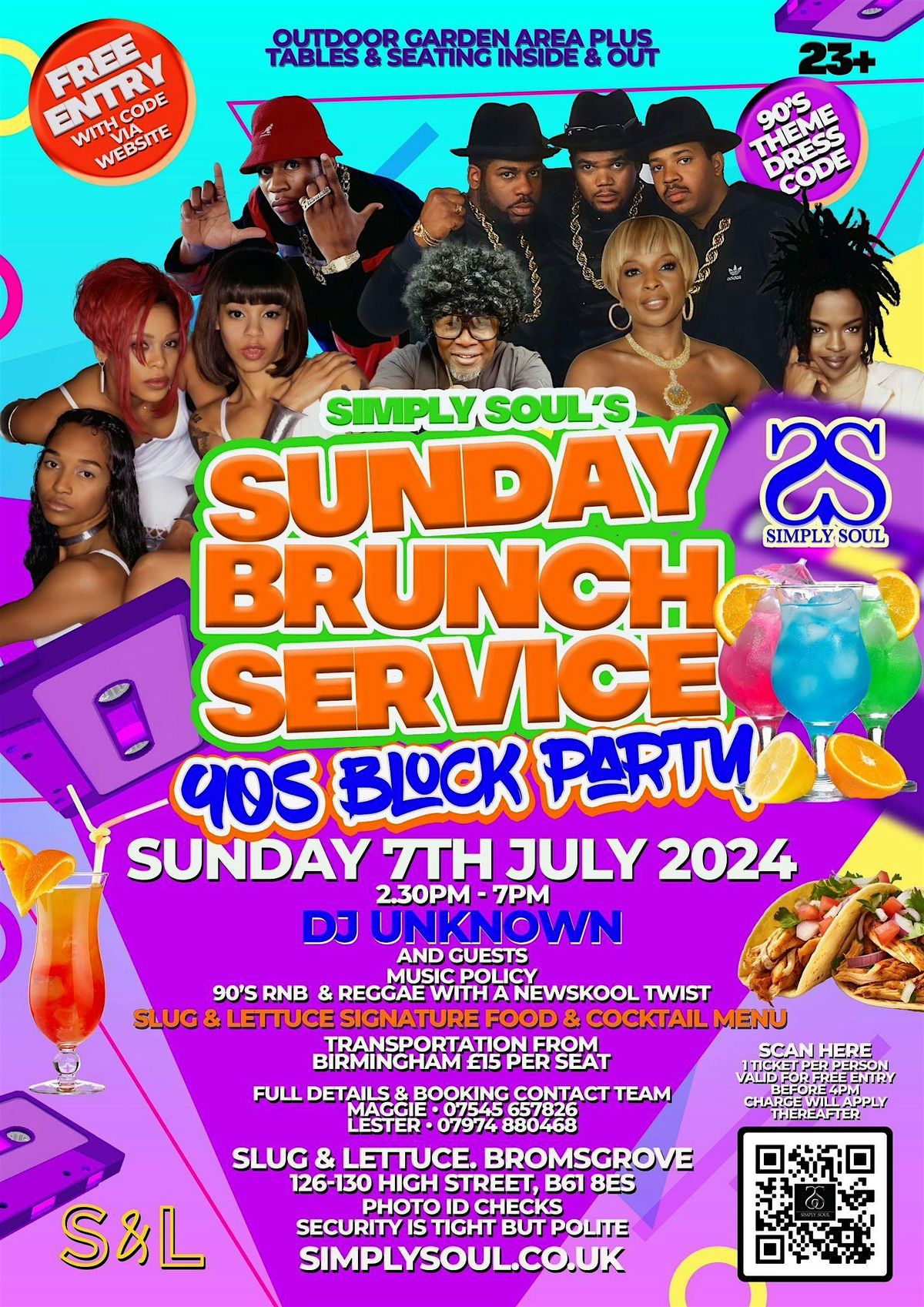 Simply Soul Daytime Brunch Bromsgrove, Slug & Lettuce Bromsgrove, 7 July 2024 AllEvents.in